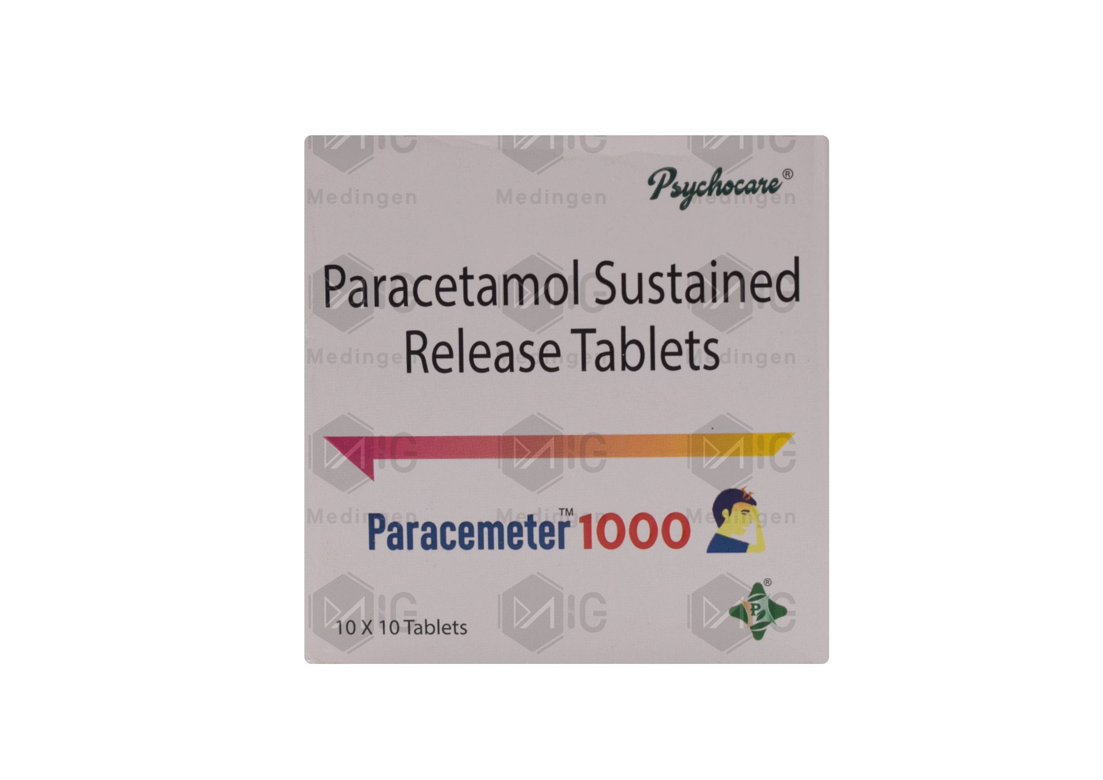 PARACEMETER 1000MG